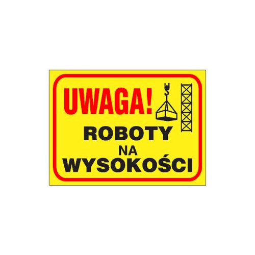 TABLICA PRACE NA WYSOKOŚCI